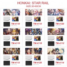 Honkai Star Rail game big mouse pad mat 30*80CM