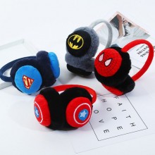 Batman Super Man Spider Man keep warm earflap earmuff