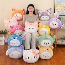 12inches Sanrio Melody kitty Cinnamoroll Kuromi anime plush keep warm hand pillow