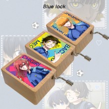 Blue Lock anime wooden music box