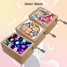 Sailor Moon anime wooden music box