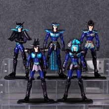 Saint Seiya Black Sanits anime figures set(5pcs a ...