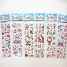 Hello Kitty anime 3D stickers(price for 10pcs mixed)