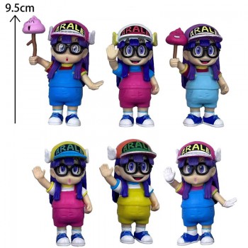 Dr.Slump Arale anime figures set(6pcs a set)(OPP bag)