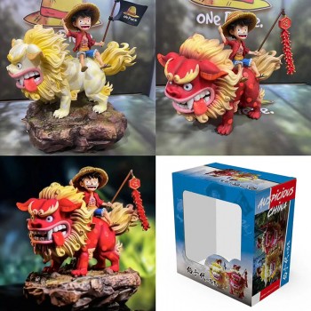 One Piece Monkey D Luffy Komachiyo lion anime figure