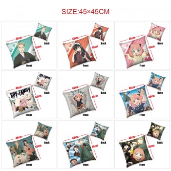 SPY x FAMILY anime two-sided pillow pillowcase 45*45cm