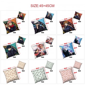 Jujutsu Kaisen anime two-sided pillow pillowcase 45*45cm