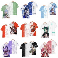 Genshin Impact game t-shirts