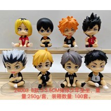 Haikyuu anime figures set(8pcs a set)(OPP bag)