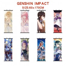 Genshin Impact game wall scroll wallscrolls 60*170CM