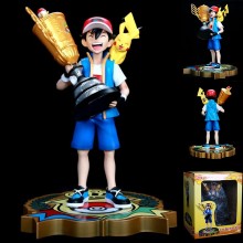 Pokemon Ash Ketchum Pikachu champion anime figure