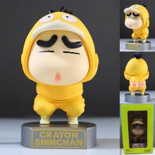 Crayon Shin-chan cos Psyduck anime figure