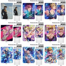 JoJo's Bizarre Adventure anime thickened ultra soft blanket quilt