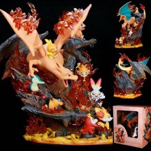 Pokemon Charizard Charmander family anime figure(c...