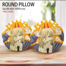 Chainsaw Man anime round pillow 40*40CM