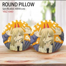 Chainsaw Man anime round pillow 40*40CM