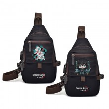 Demon Slayer anime canvas chest pack bag