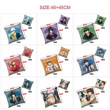 Gintama anime two-sided pillow pillowcase 45*45cm