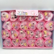 Sanrio Melody kitty Cinnamoroll Kuromi anime rings...