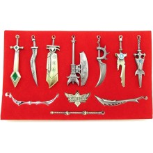 League of Legends cos weapons set