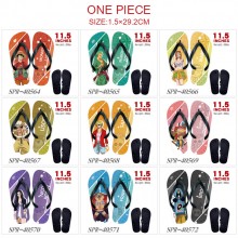 One piece anime flip flops shoes slippers a pair