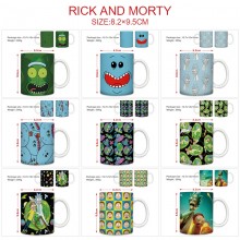 Rick and Morty anime cup mug