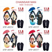 Chainsaw Man anime flip flops shoes slippers a pai...