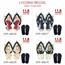 Lycoris Recoil anime flip flops shoes slippers a p...