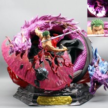 One Piece Ayo Tornado Roronoa Zoro VS King Anime Figures(can lightable)