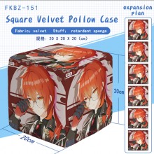 Genshin Impact game square velvet pillow