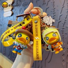Genuine B.Duck yellow duck anime figure doll key chains