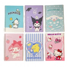 Melody Cinnamoroll Kuromi anime A5 notebooks set(p...