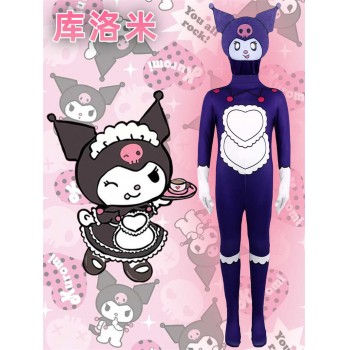 Kuromi anime cosplay costume dress cloth