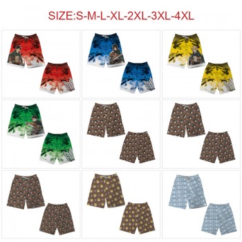 Attack on Titan anime beach short pants summer thin trousers