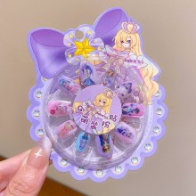 Princess Cartoon Cute anime fingernails fake nails set