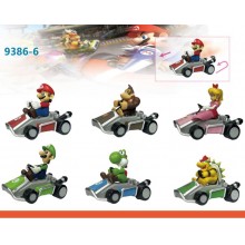 Super Mario anime figures set(6pcs a set)(OPP bag)