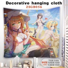 Girls Frontline anime decorative hanging cloth tab...