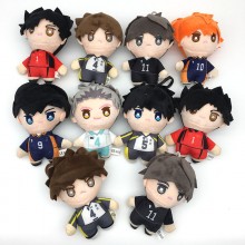 5.2inches Haikyuu anime plush dolls set(10pcs a se...