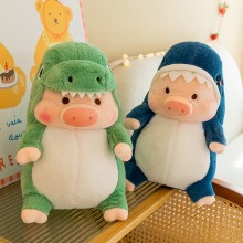 Dinosaur pig Shark pig anime plush doll 30cm/40cm