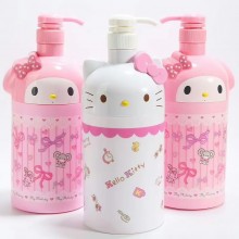 Sanrio Melody kitty anime shower gel shampoo bottles
