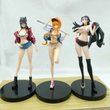 One Piece Boa Hancock Nami Robin fashion anime figure