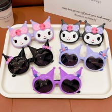 Sanrio Melody kitty Cinnamoroll Kuromi anime childer funny glasses sunglasses