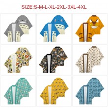 Totoro anime kimono cloak mantle
