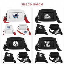 Stitch anime pvc transparent packs satchel shoulder bags