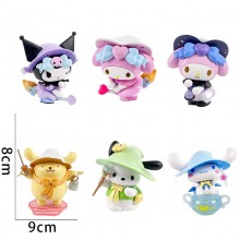 magic My Melody anime figures set(6pcs a set)(OPP ...