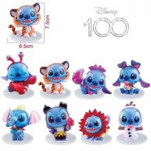 Stitch 100th anime figures set(8pcs a set)(OPP bag...