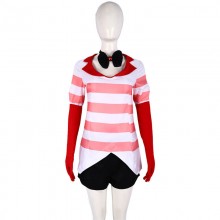 Hazbin Hotel angel dust anime cosplay costume dres...