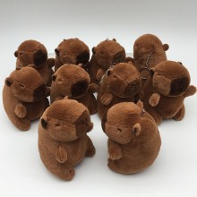 4.8inches Capybara Rodent plush dolls set(10pcs a ...