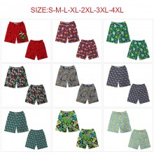 Super Mario anime beach short pants summer thin tr...