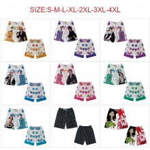 Bleach anime beach short pants summer thin trousers